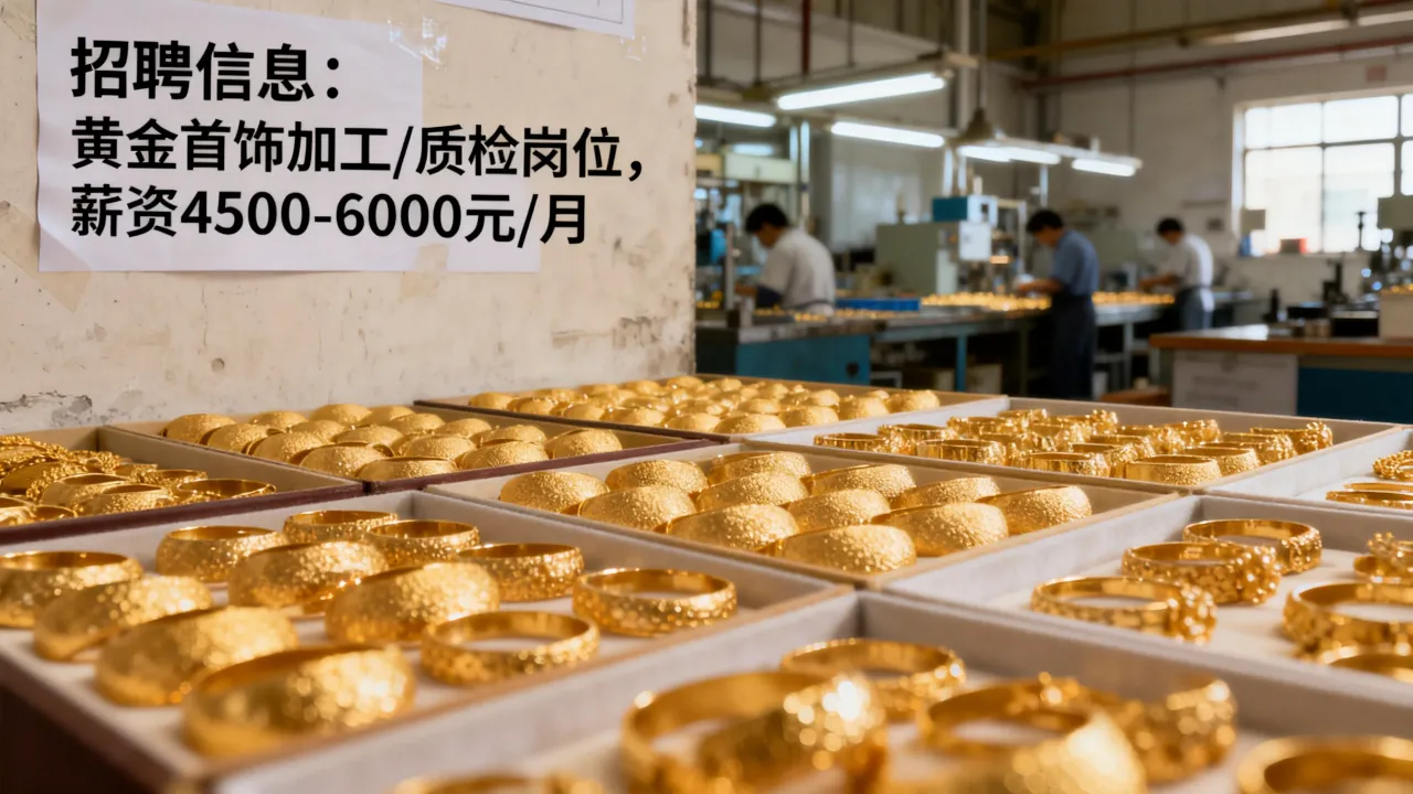 同心黄金首饰厂招聘靠谱吗,黄金首饰厂招工信息哪里找