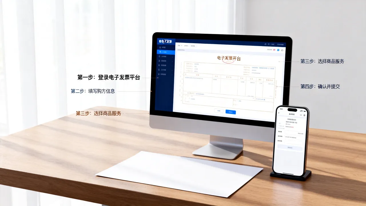 发票如何办?电子发票怎么开具流程详解
