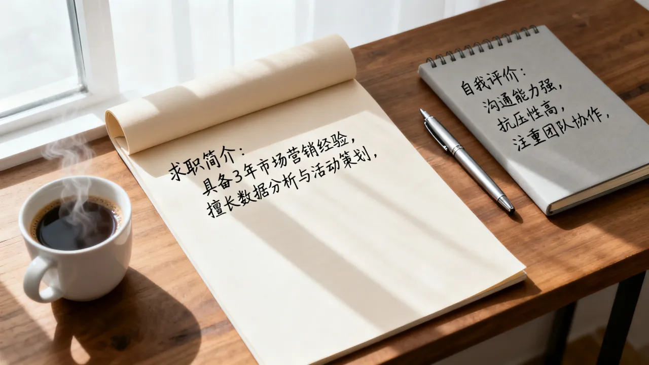 求职简介怎么写,个人简历中的自我评价怎么写