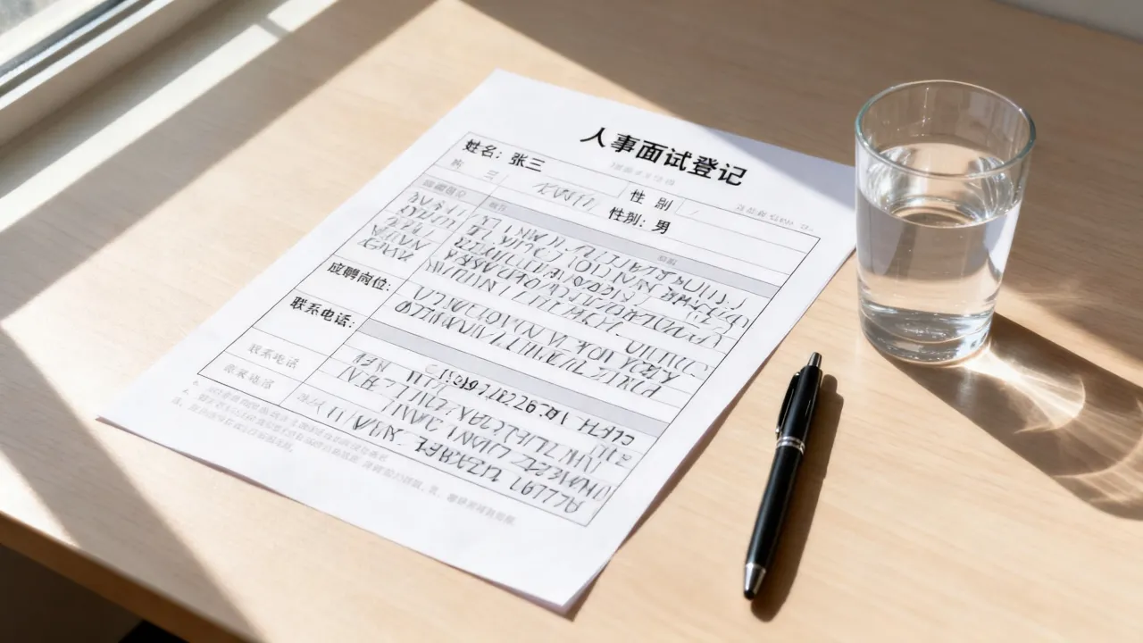 人事面试登记表怎么填写,人事面试登记表有哪些填写要求?