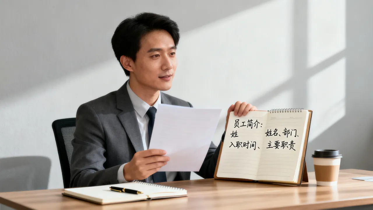 员工简介怎么写,公司优秀员工个人简介怎么写
