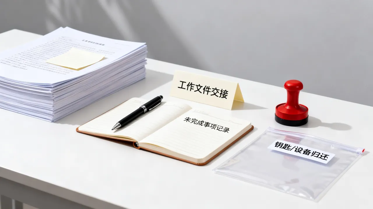 人事工作交接清单有哪些内容?离职交接怎么做好?