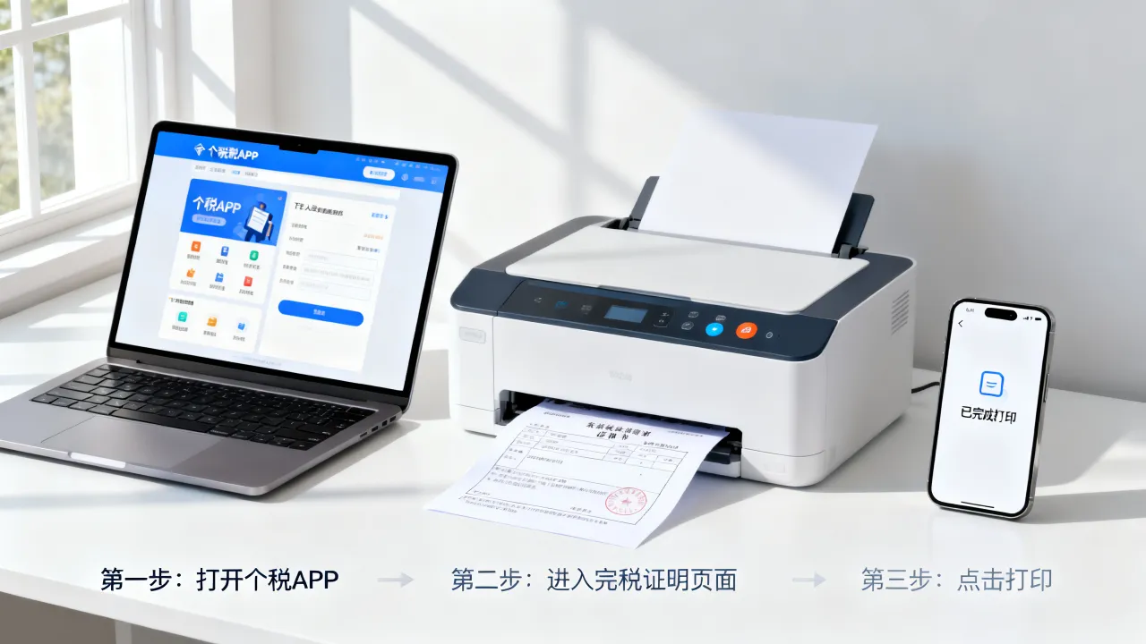 如何打印个税?个人所得税收据打印步骤全方位指南