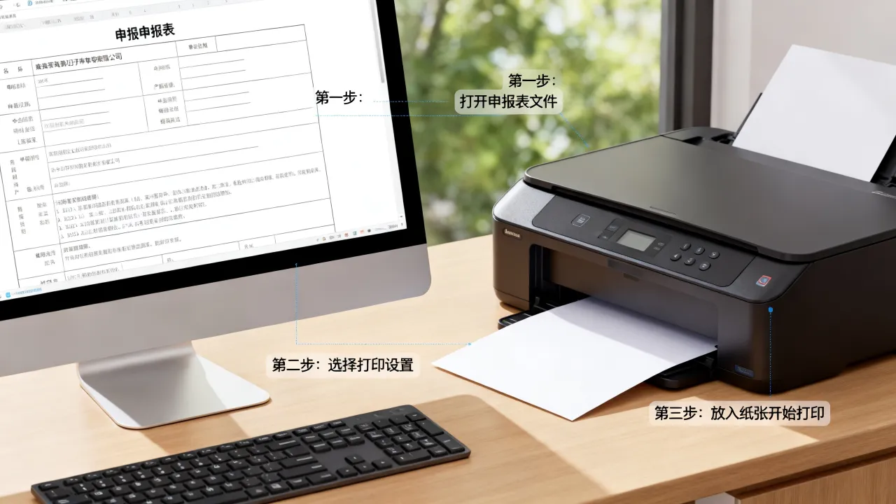 如何打印申报表,申报表打印的具体步骤有哪些?-图2 如何打印申报表,申报表打印的具体步骤有哪些?-图2