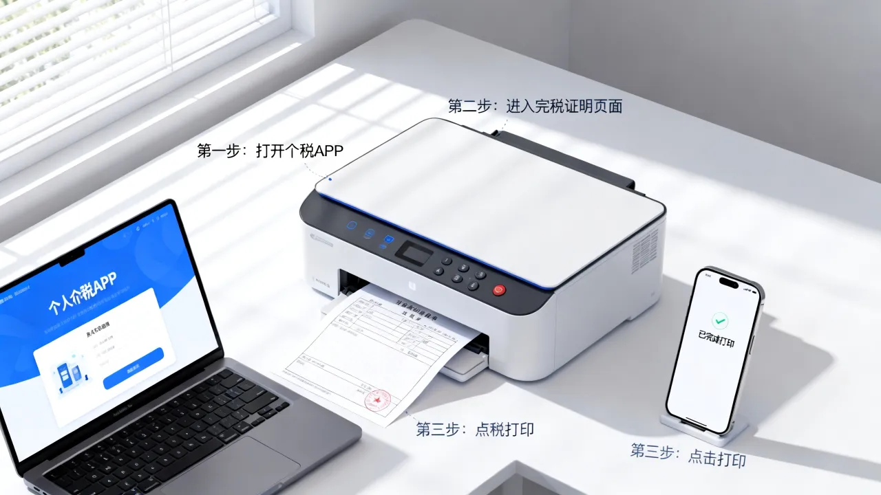 如何打印个税?个人所得税收据打印步骤全方位指南-图2 如何打印个税?个人所得税收据打印步骤全方位指南-图2