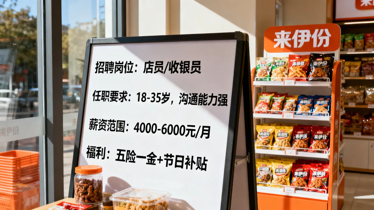 上海九亭来伊份招聘条件是什么?工资待遇怎么样