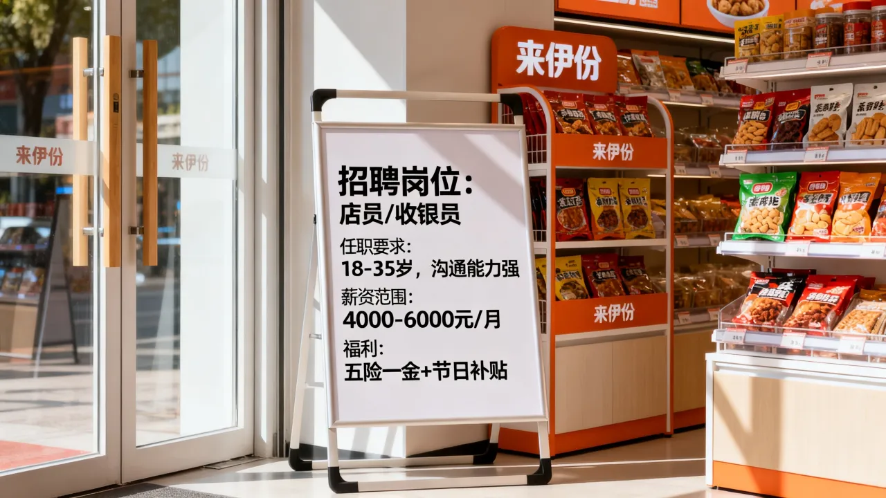 上海九亭来伊份招聘条件是什么？工资待遇怎么样-图2