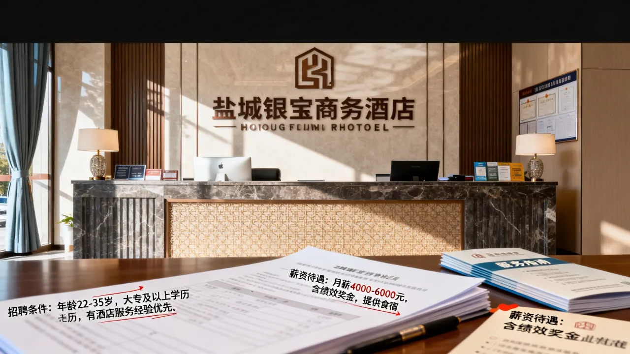 盐城银宝商务酒店招聘条件是什么,薪资待遇怎么样?