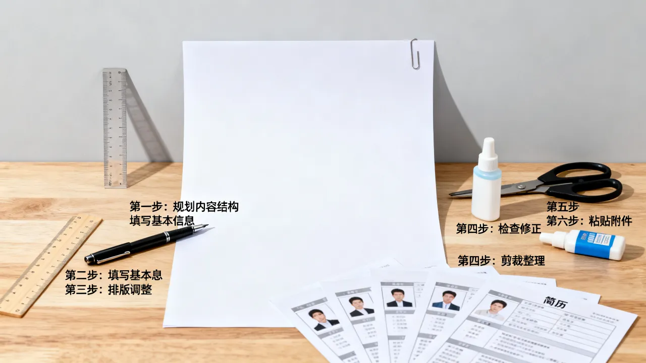 怎么做纸质简历,具体步骤和注意事项是什么