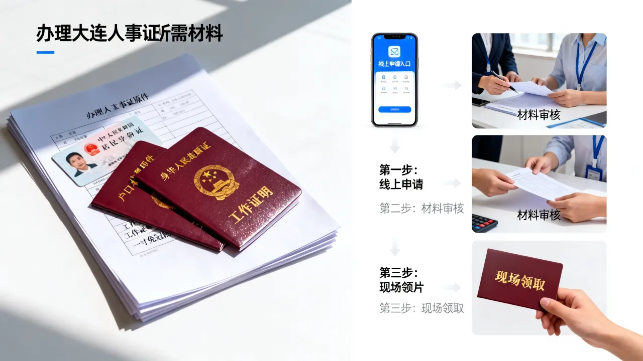 大连人事证怎么办理?办理流程及所需材料详解