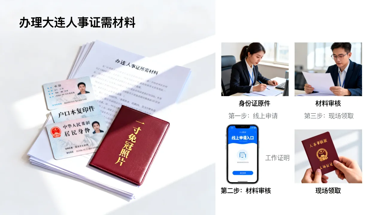 大连人事证怎么办理？办理流程及所需材料详解-图3