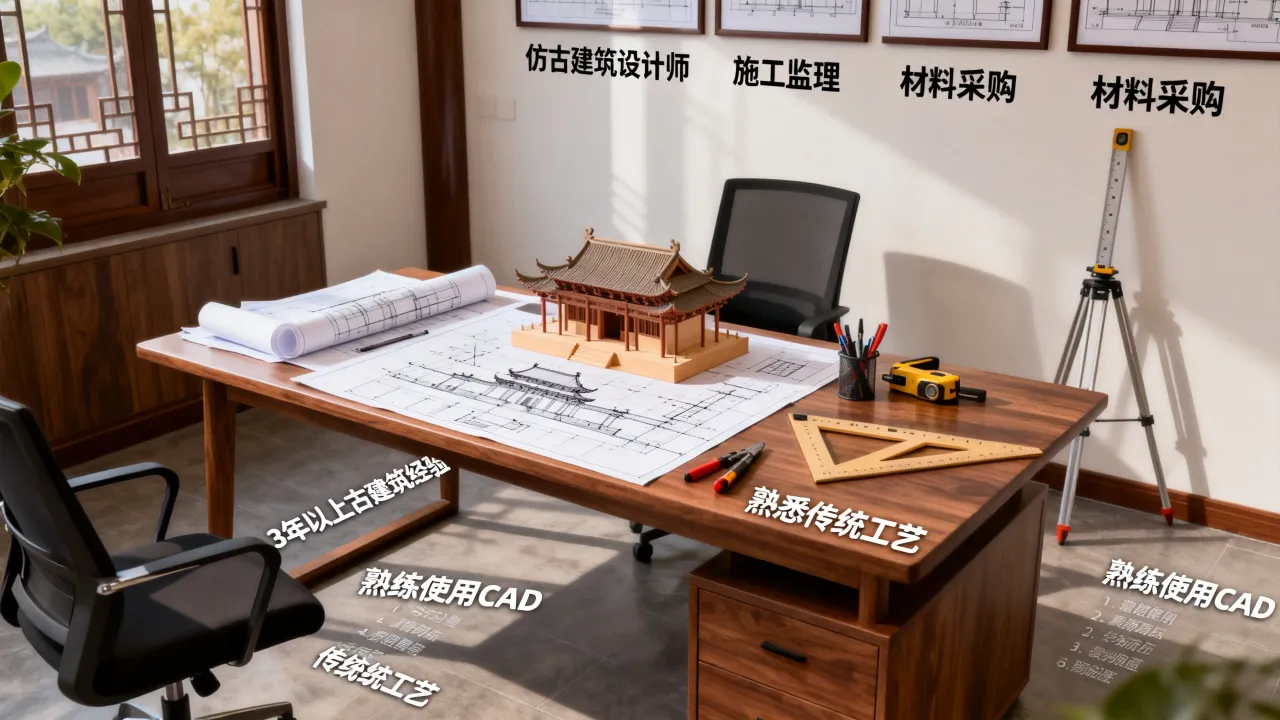 福州仿古建筑公司招聘有哪些岗位?仿古建筑公司招聘要求是什么?-图2 福州仿古建筑公司招聘有哪些岗位?仿古建筑公司招聘要求是什么?-图2