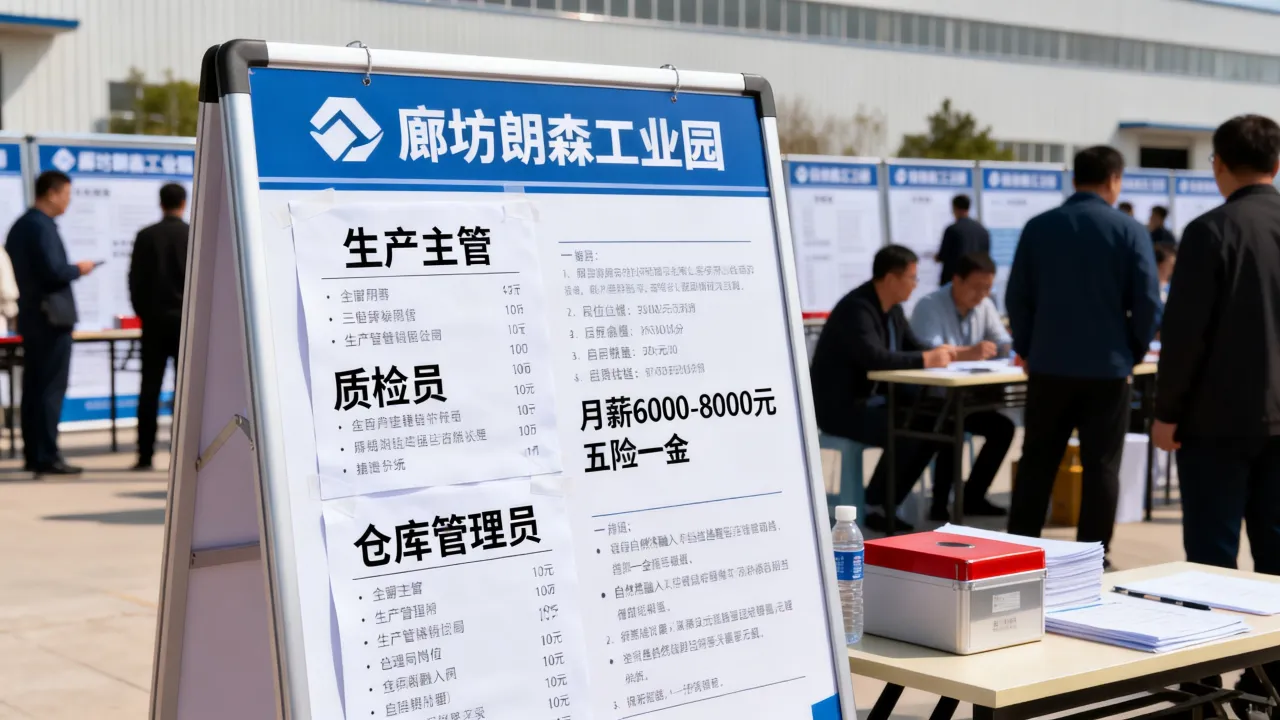 廊坊朗森工业园招聘靠谱吗,有哪些岗位在招人待遇如何