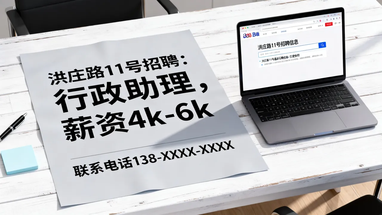 洪庄路11号招聘信息有哪些?怎么在百度上快速找到
