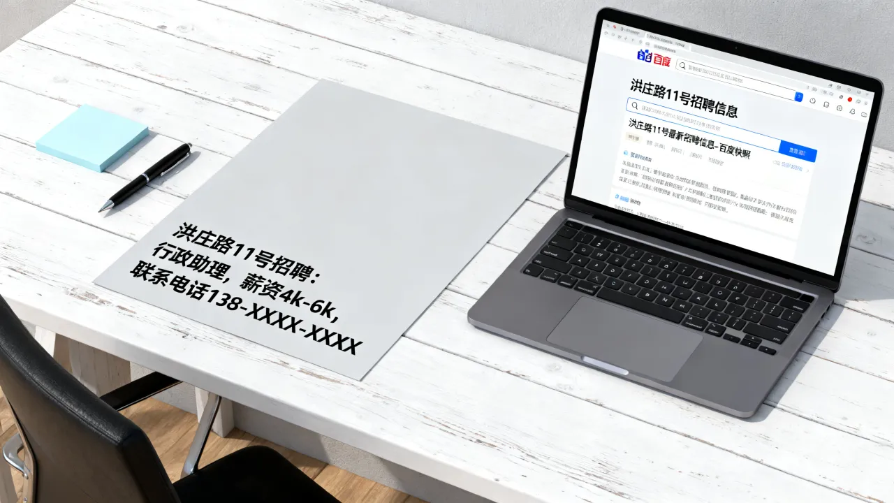 洪庄路11号招聘信息有哪些?怎么在百度上快速找到-图2 洪庄路11号招聘信息有哪些?怎么在百度上快速找到-图2