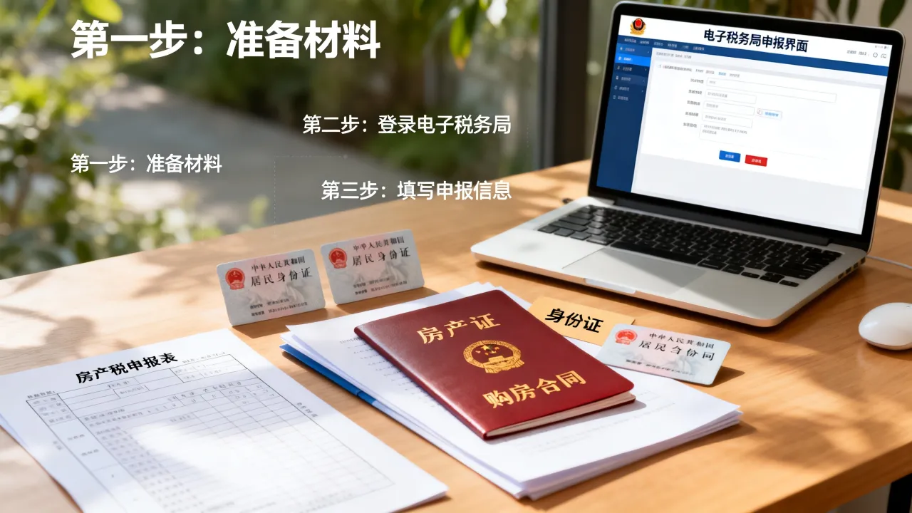如何申报房产税,房产税申报流程及所需材料有哪些?-图2 如何申报房产税,房产税申报流程及所需材料有哪些?-图2