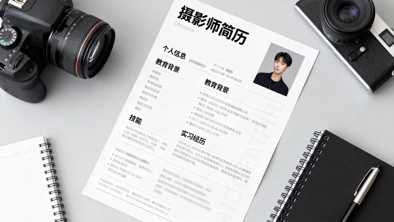 摄影师简历怎么写,没有作品集的新手如何获得面试机会?-图2 摄影师简历怎么写,没有作品集的新手如何获得面试机会?-图2