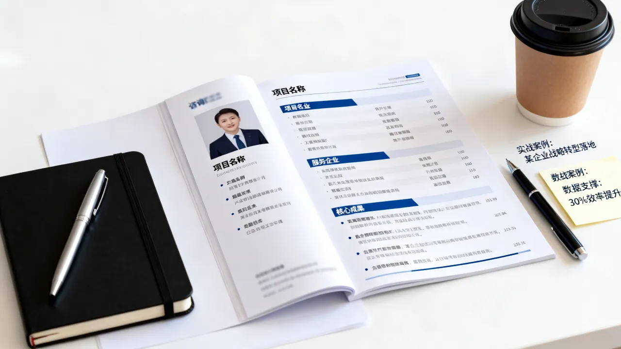 咨询师简历怎么写?如何突出实战经验让HR秒过?-图1 咨询师简历怎么写?如何突出实战经验让HR秒过?-图1