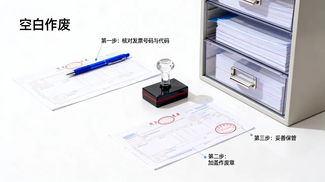 空白发票如何作废,空白发票作废流程步骤是什么