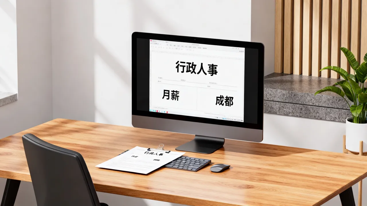 成都行政人事工资是多少钱?,月薪待遇如何-图1 成都行政人事工资是多少钱?,月薪待遇如何-图1