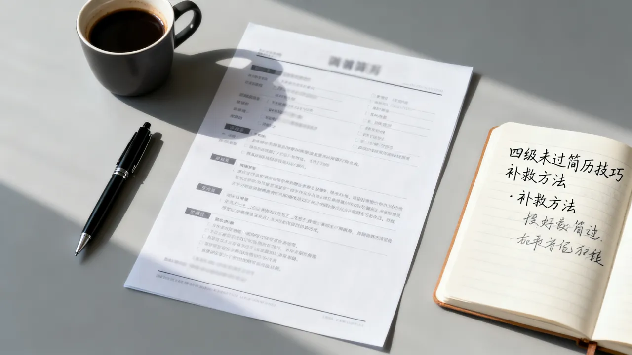 没过四级简历怎么写，影响大吗能补救吗-图2