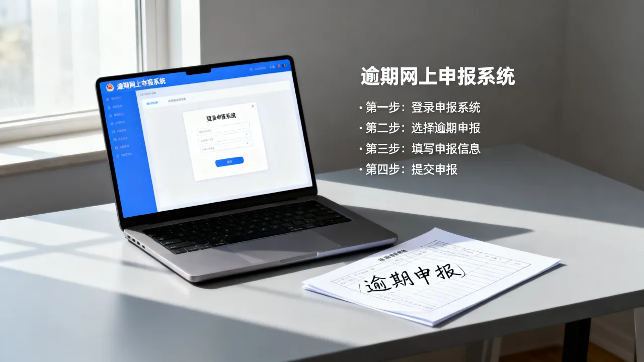 逾期如何在网上申报,逾期申报具体操作流程是什么?-图2 逾期如何在网上申报,逾期申报具体操作流程是什么?-图2
