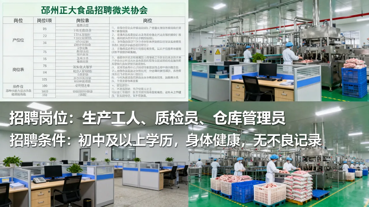 邳州市正大食品招聘有哪些岗位?邳州正大食品招聘条件是什么-图2 邳州市正大食品招聘有哪些岗位?邳州正大食品招聘条件是什么-图2