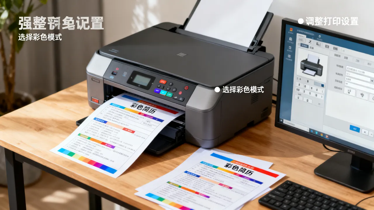 怎么打印彩色简历,自己在家用打印机怎么设置彩色打印?-图3 怎么打印彩色简历,自己在家用打印机怎么设置彩色打印?-图3