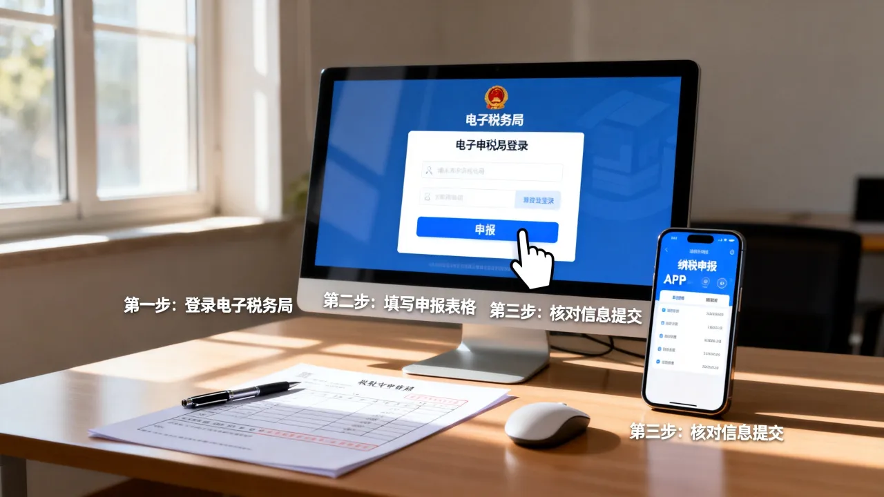 如何网上纳税申报,网上报税具体操作步骤是什么?-图3 如何网上纳税申报,网上报税具体操作步骤是什么?-图3