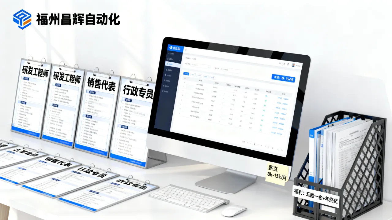 福州昌辉自动化招聘有哪些岗位?待遇怎么样-图1 福州昌辉自动化招聘有哪些岗位?待遇怎么样-图1