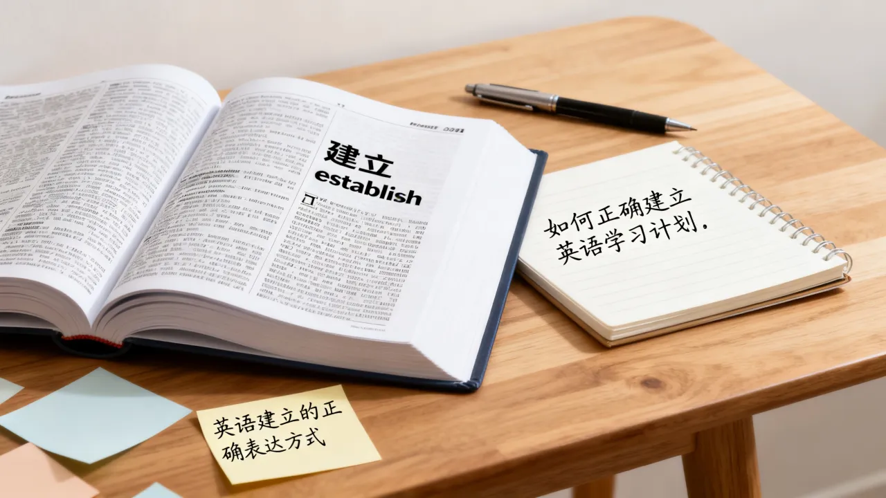 英语建立怎么写,英语建立用英语怎么说的正确表达方式-图1 英语建立怎么写,英语建立用英语怎么说的正确表达方式-图1
