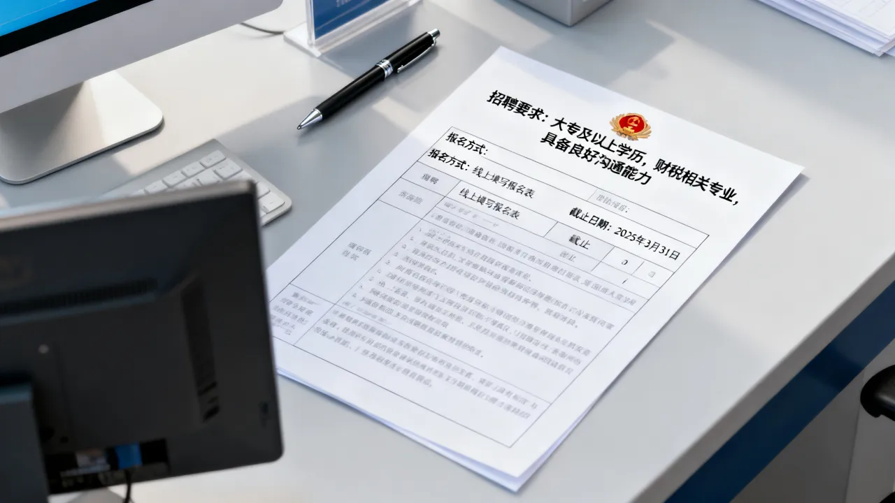 白银税务局大厅人员招聘要求有哪些?怎么报名-图3 白银税务局大厅人员招聘要求有哪些?怎么报名-图3
