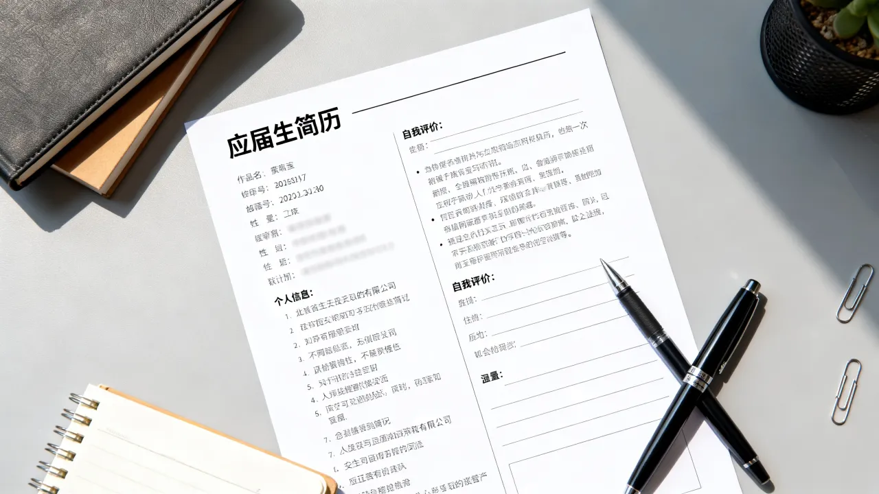 中文简历怎么写?应届生个人简历自我评价怎么写才好?-图1 中文简历怎么写?应届生个人简历自我评价怎么写才好?-图1