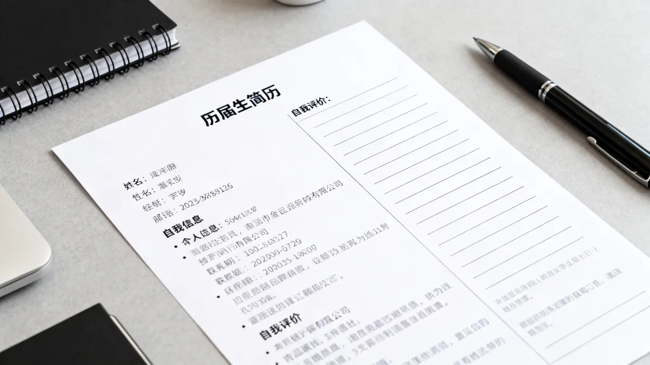 中文简历怎么写?应届生个人简历自我评价怎么写才好?-图3 中文简历怎么写?应届生个人简历自我评价怎么写才好?-图3