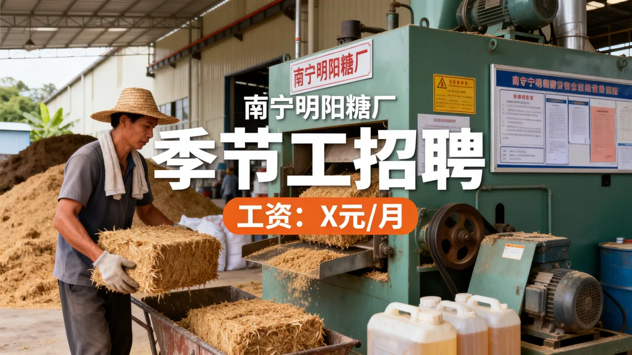 南宁明阳糖厂招聘季节工是真的吗?,季节工工资多少钱-图1 南宁明阳糖厂招聘季节工是真的吗?,季节工工资多少钱-图1