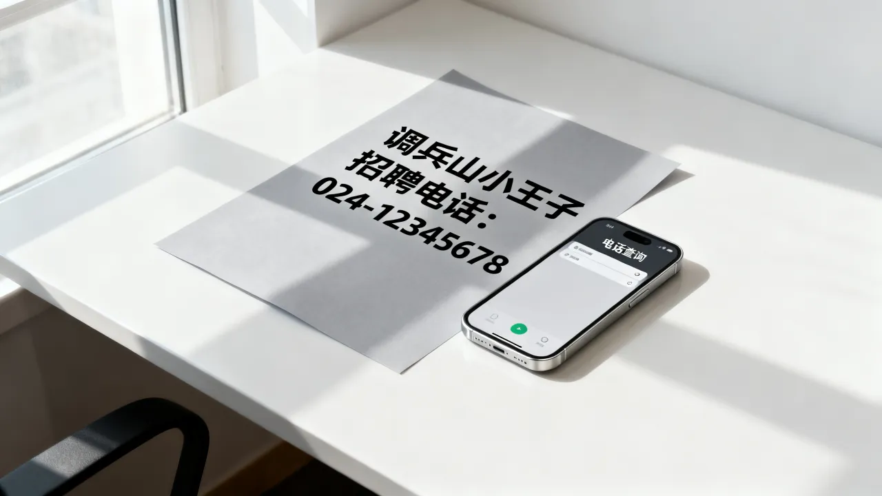 调兵山小王子招聘电话是多少，真实招聘电话查询-图1