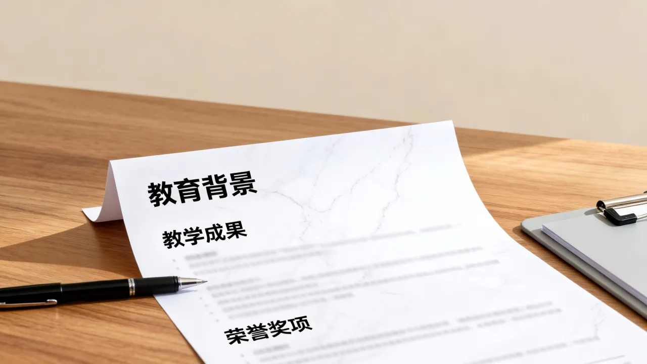 老师简历怎么写啊,优秀教师个人亮点怎么提炼?-图1 老师简历怎么写啊,优秀教师个人亮点怎么提炼?-图1