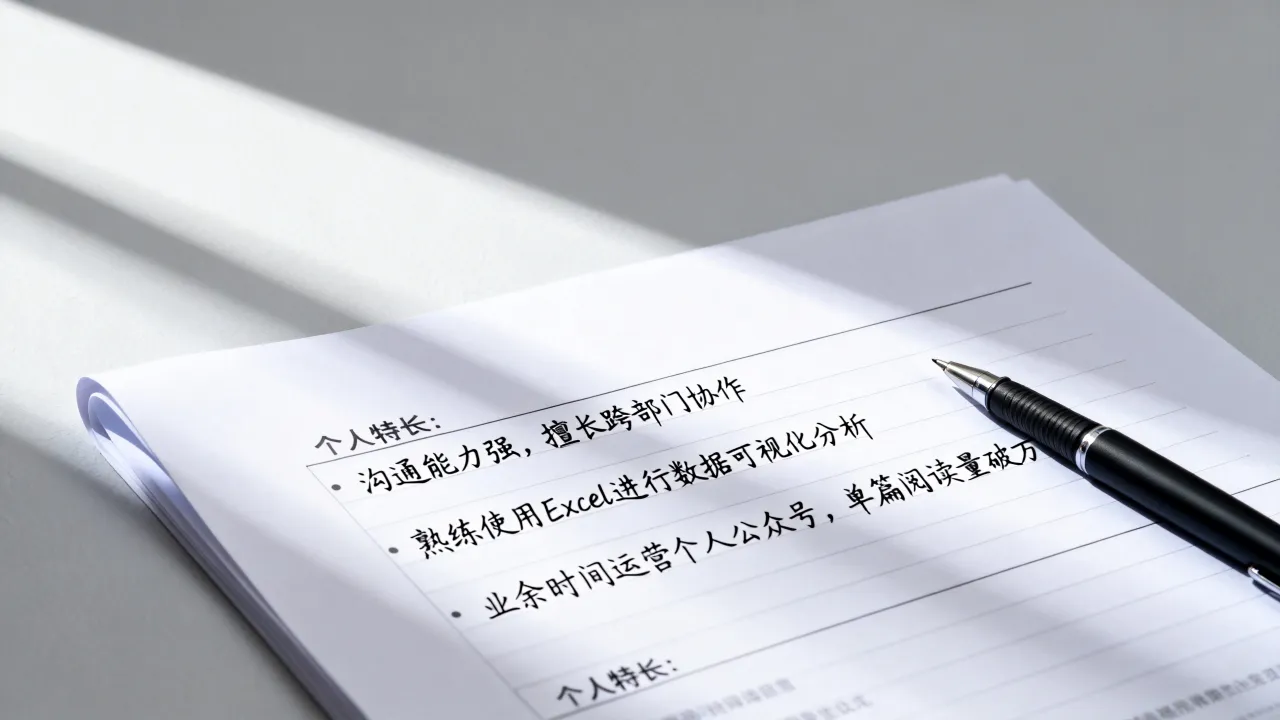 应聘填特长怎么写,简历个人特长怎么写吸引HR?-图3 应聘填特长怎么写,简历个人特长怎么写吸引HR?-图3