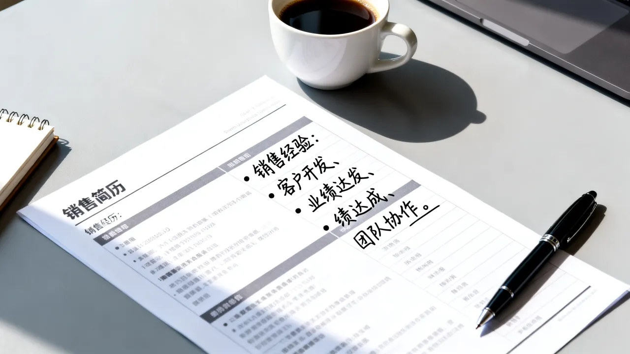 简历销售经验怎么写,销售简历经验如何写才能吸引HR?-图1 简历销售经验怎么写,销售简历经验如何写才能吸引HR?-图1