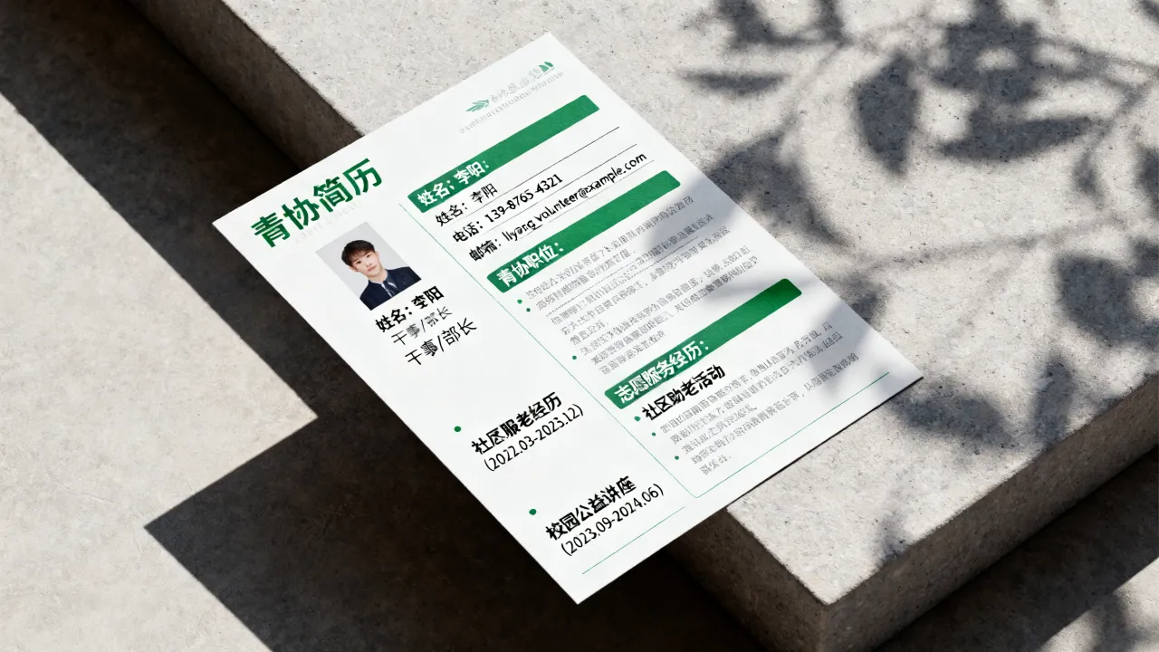 青协简历怎么写,青协简历怎么写才能突出志愿服务经历?-图2 青协简历怎么写,青协简历怎么写才能突出志愿服务经历?-图2