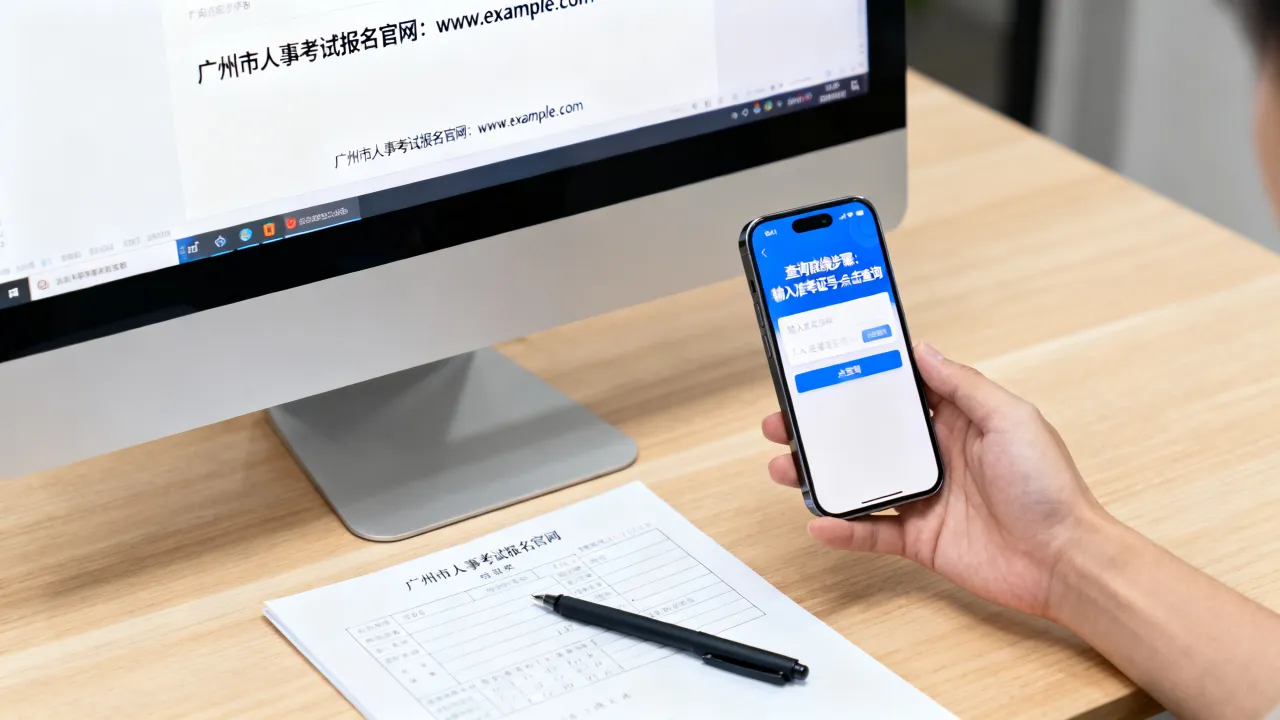 广州市人事考试报名官网是什么,怎么查询成绩?