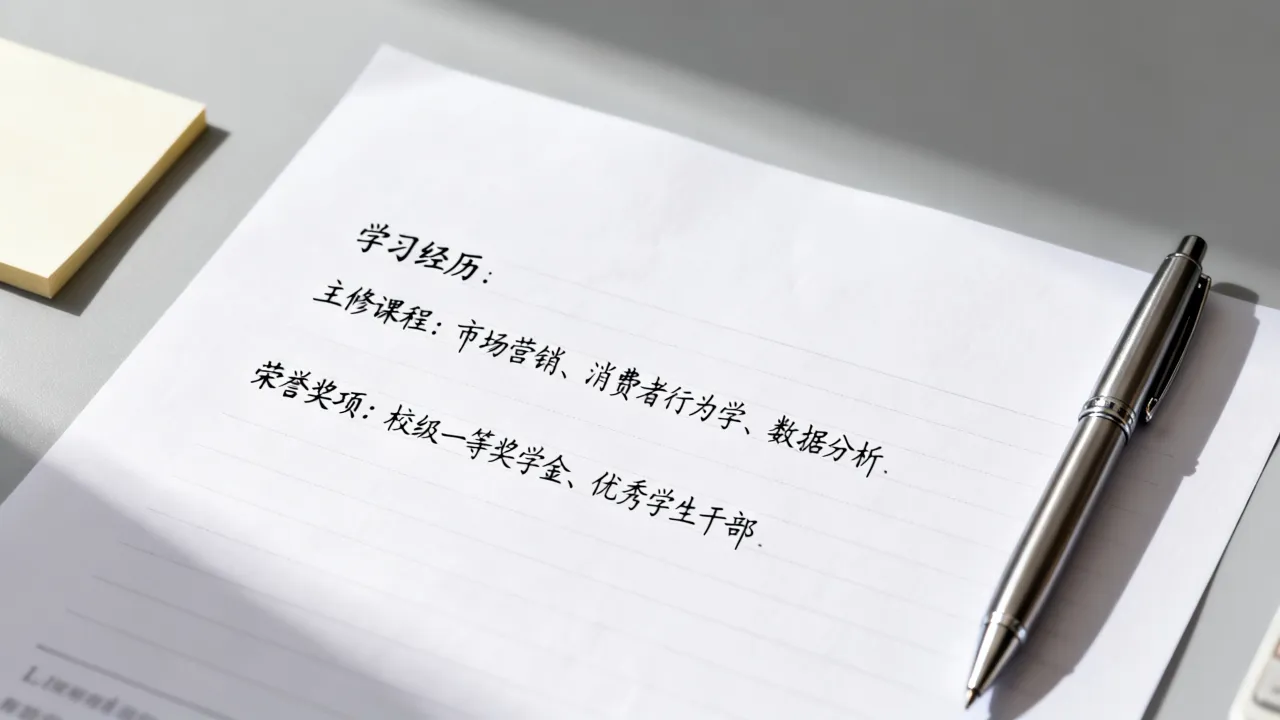简历学习经历怎么写，简历学习经历怎么写才能突出个人优势？-图2