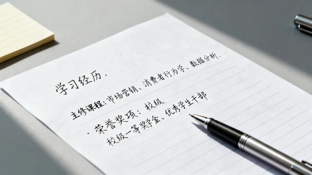 简历学习经历怎么写，简历学习经历怎么写才能突出个人优势？-图3