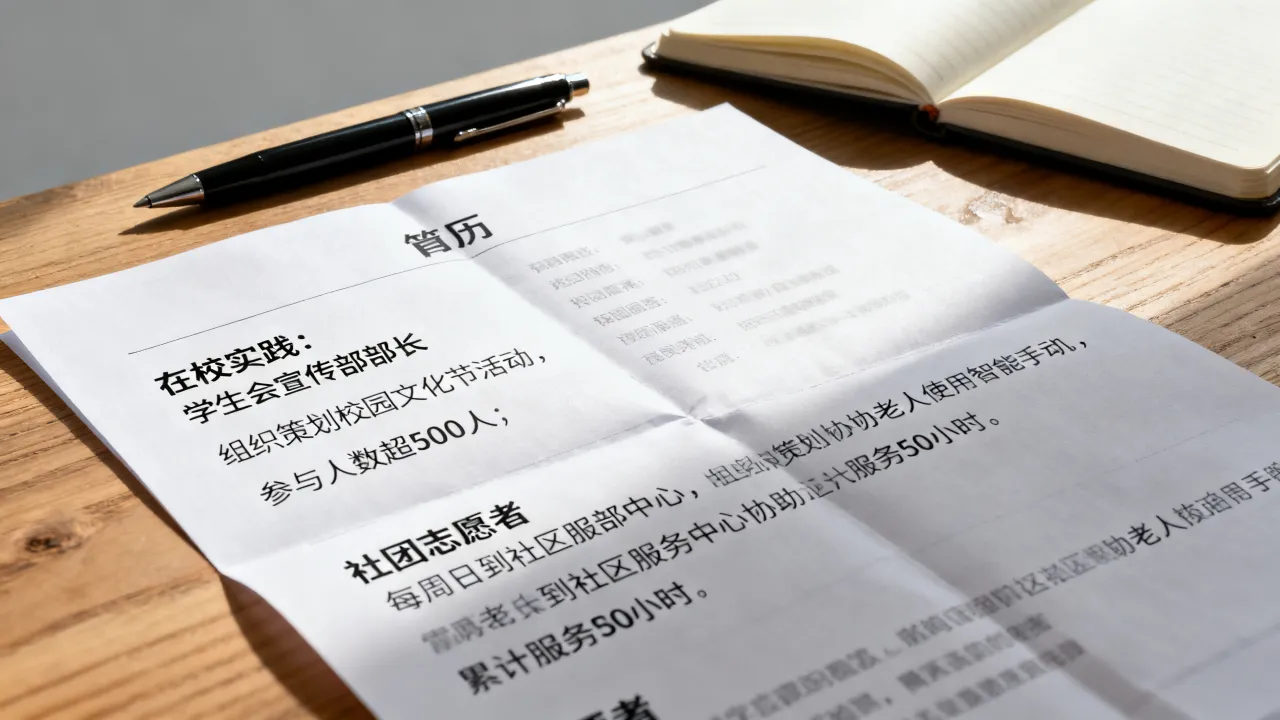 简历在校实践怎么写才能加分，面试官秒过-图1