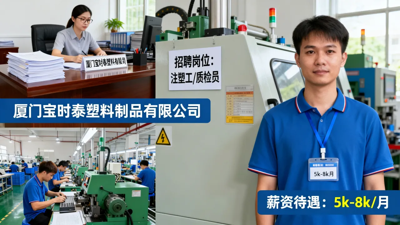 厦门宝时泰塑料制品招聘怎么样，这家公司待遇好不好-图1