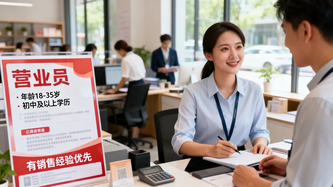 杭州九天招聘营业员靠谱吗，杭州营业员招聘条件要求有哪些？-图2