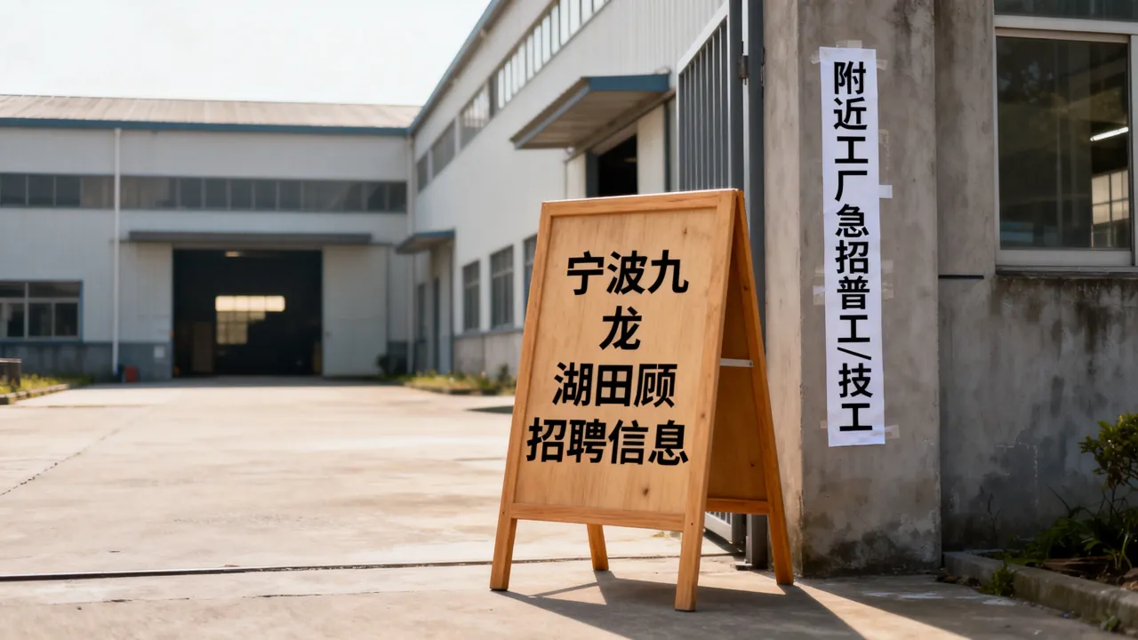宁波九龙湖田顾招聘信息在哪,宁波九龙湖田顾附近哪个厂招人-图1 宁波九龙湖田顾招聘信息在哪,宁波九龙湖田顾附近哪个厂招人-图1
