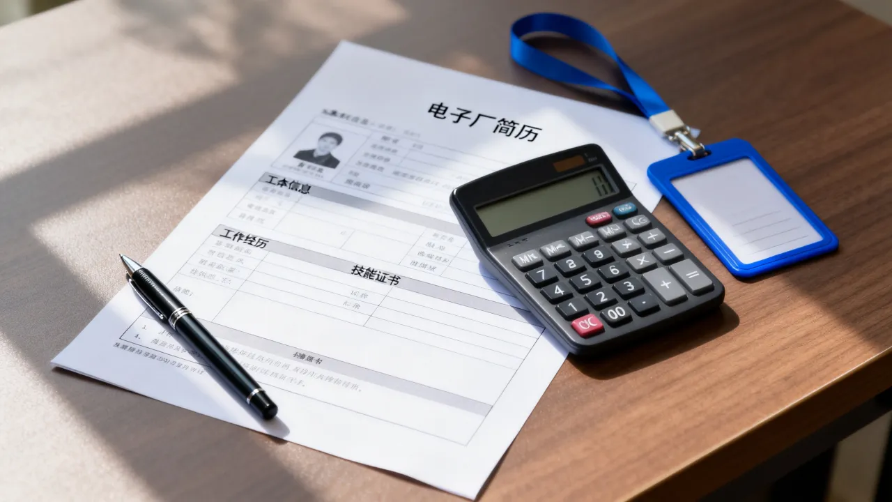 电子厂简历怎么写,有没有现成的范文模板可以参考-图2 电子厂简历怎么写,有没有现成的范文模板可以参考-图2