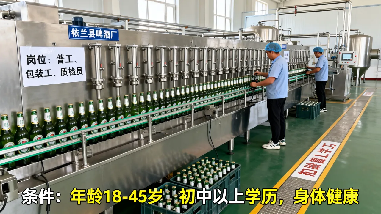 依兰县啤酒厂招聘信息有哪些岗位,啤酒厂普工招聘条件是什么?-图3 依兰县啤酒厂招聘信息有哪些岗位,啤酒厂普工招聘条件是什么?-图3