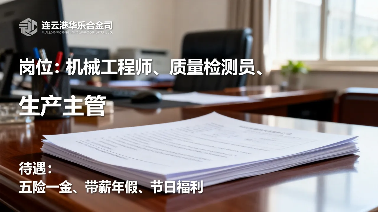连云港华乐合金招聘信息有哪些岗位，华乐合金招聘要求待遇如何-图1